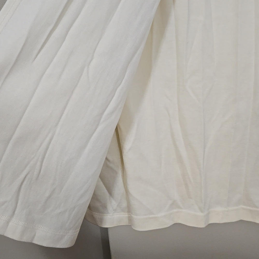 Theo Miles Cream Long Pencil Knit Skirt Size Medium NWT - Picture 3 of 5
